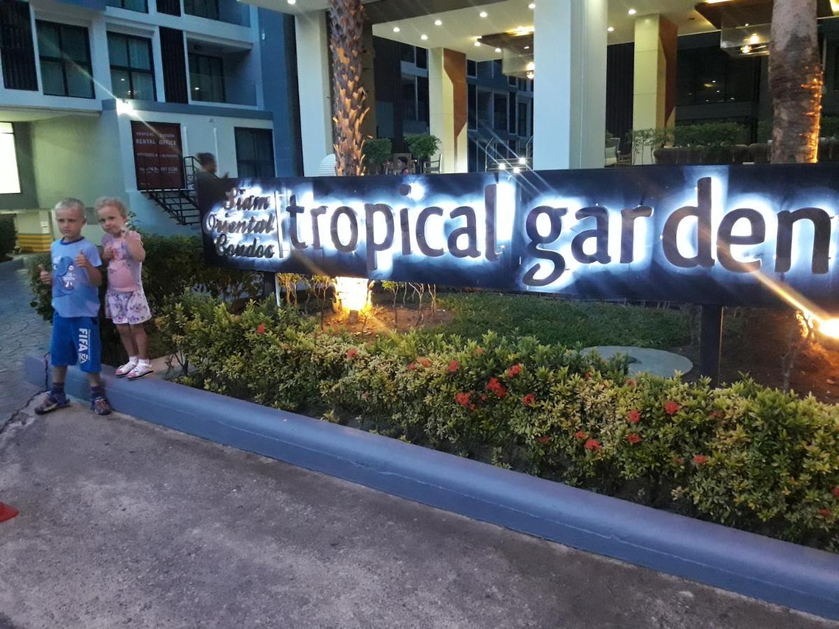 Двух-Комнатная Квартира В Кондоминимуме "Tropikal Garden" Pattaya Eksteriør bilde