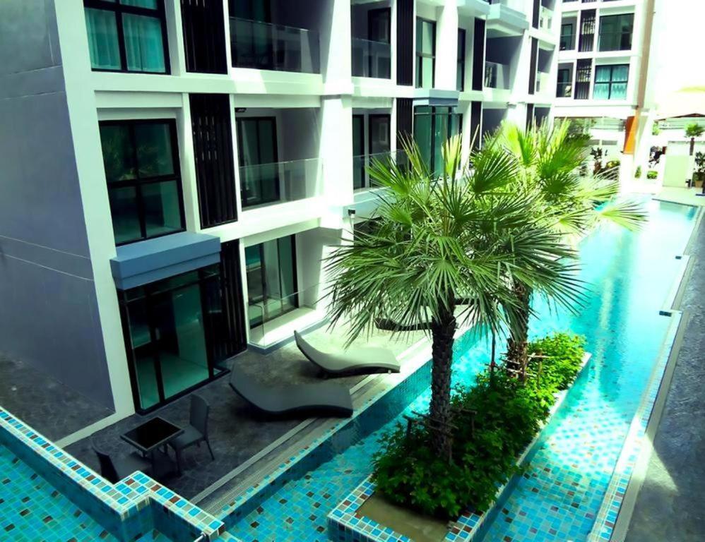 Двух-Комнатная Квартира В Кондоминимуме "Tropikal Garden" Pattaya Eksteriør bilde