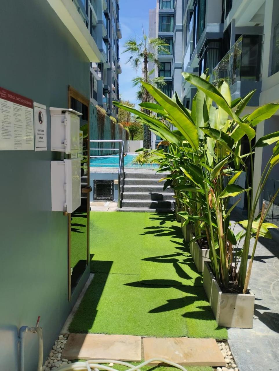 Двух-Комнатная Квартира В Кондоминимуме "Tropikal Garden" Pattaya Eksteriør bilde