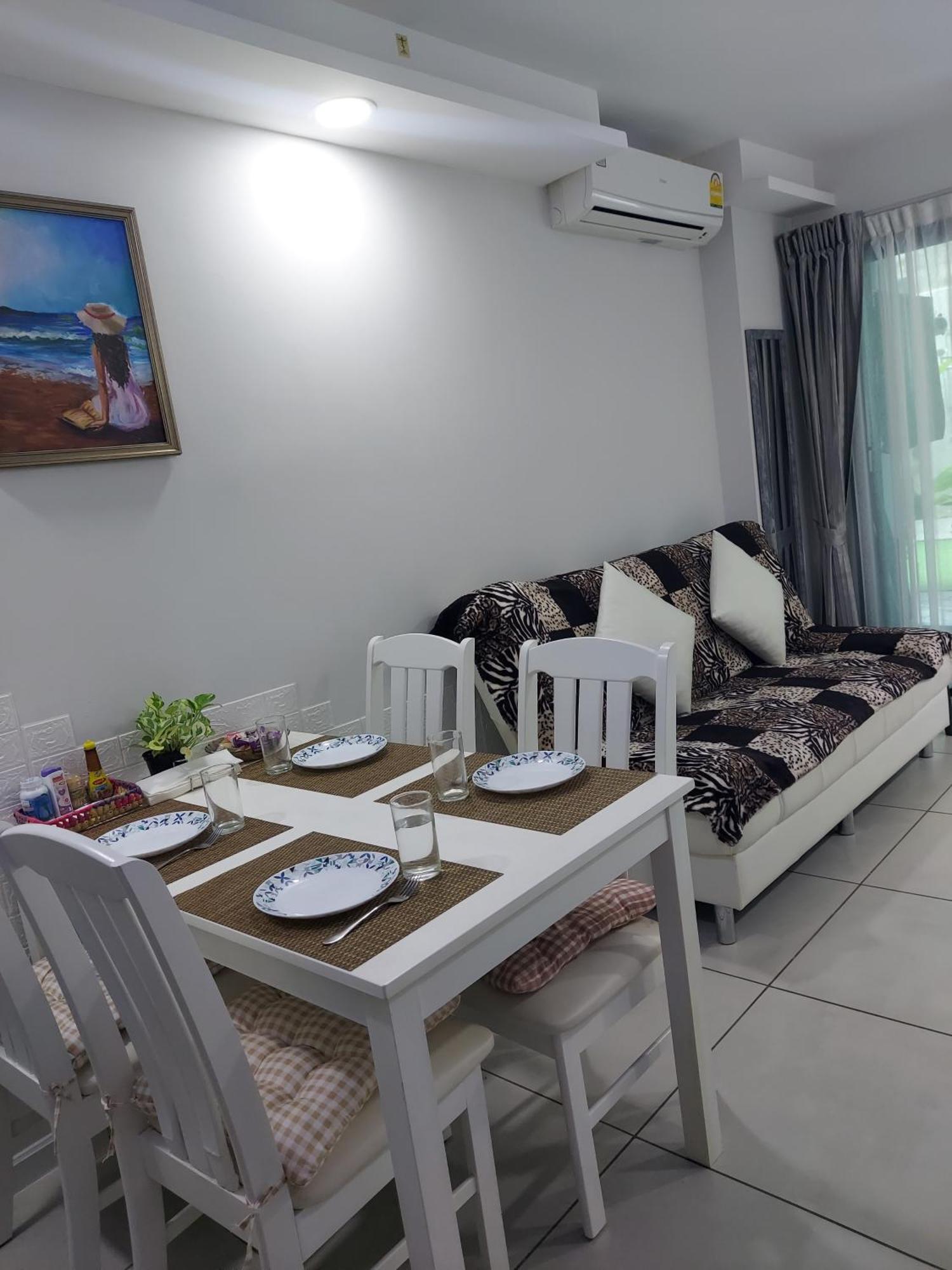 Двух-Комнатная Квартира В Кондоминимуме "Tropikal Garden" Pattaya Eksteriør bilde